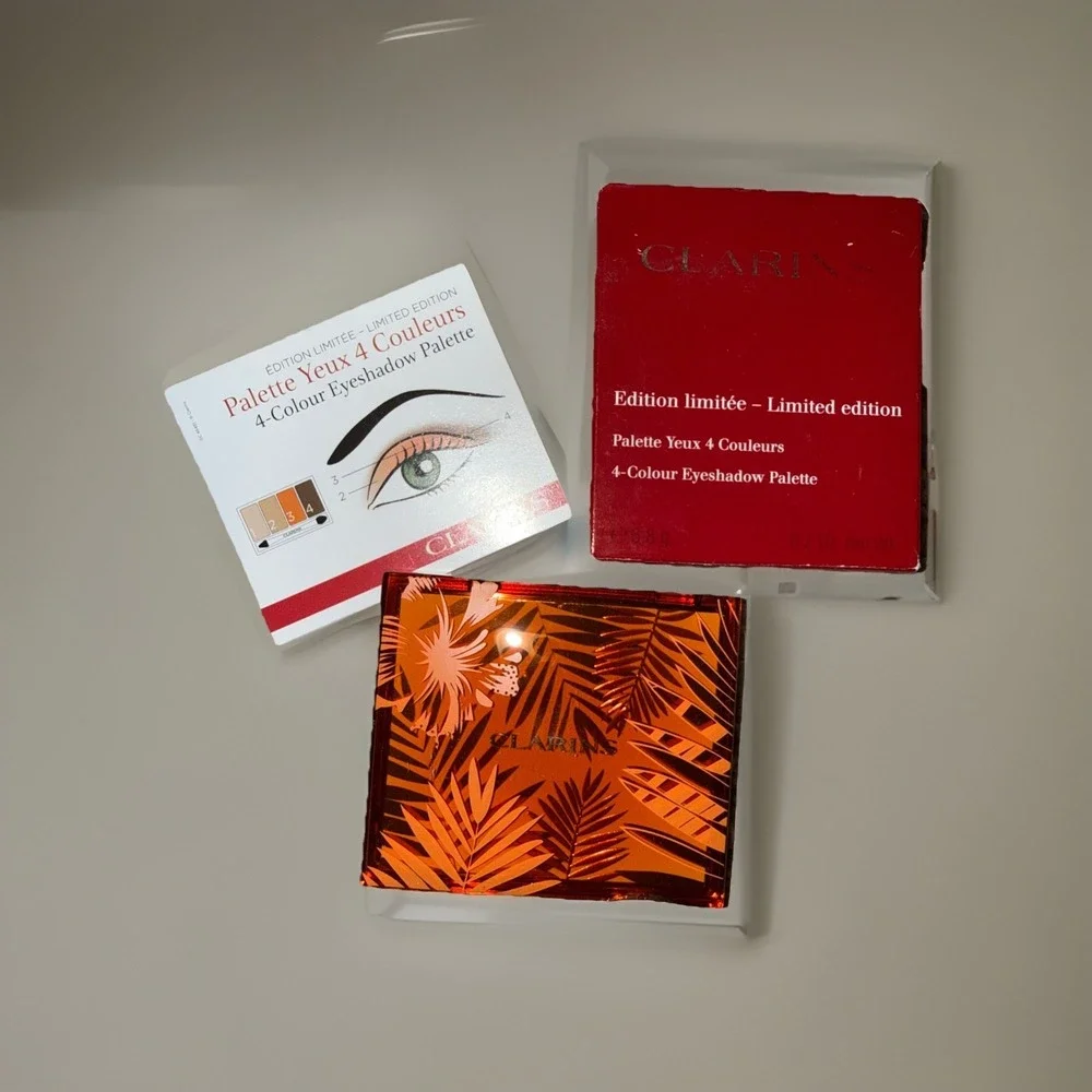Clarins 4 Colour Eyeshadow Palette Tropical Splendor Limited Edition - Size 6.8g